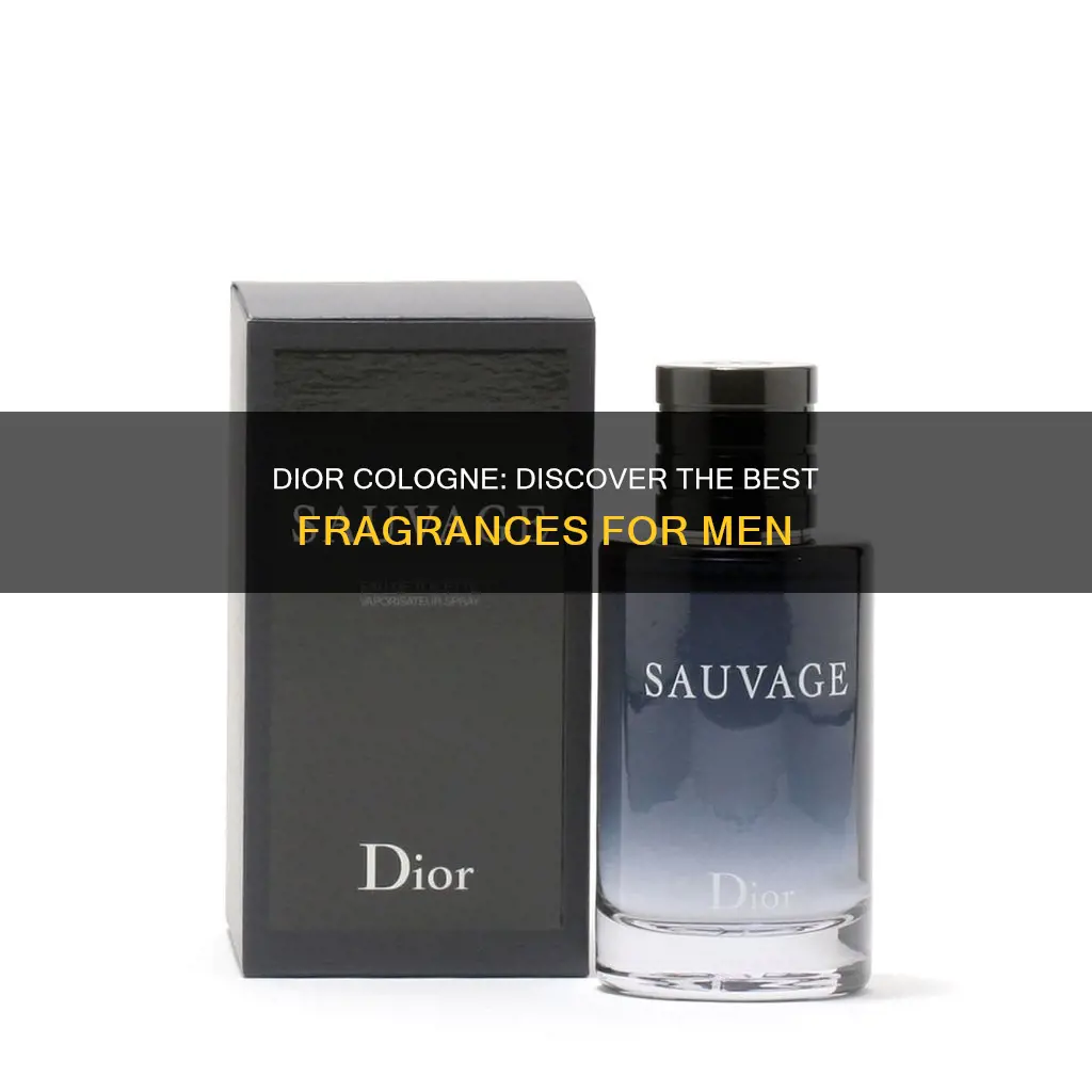 what is the best dior cologne