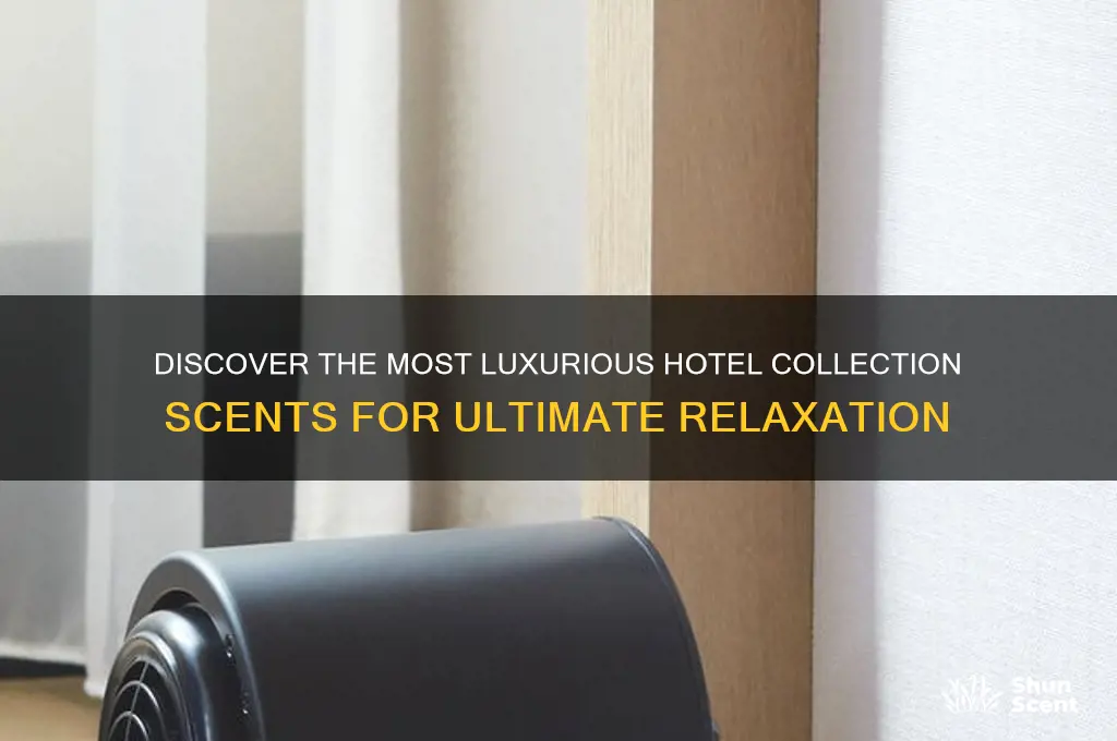 what is the best hotel collection scent