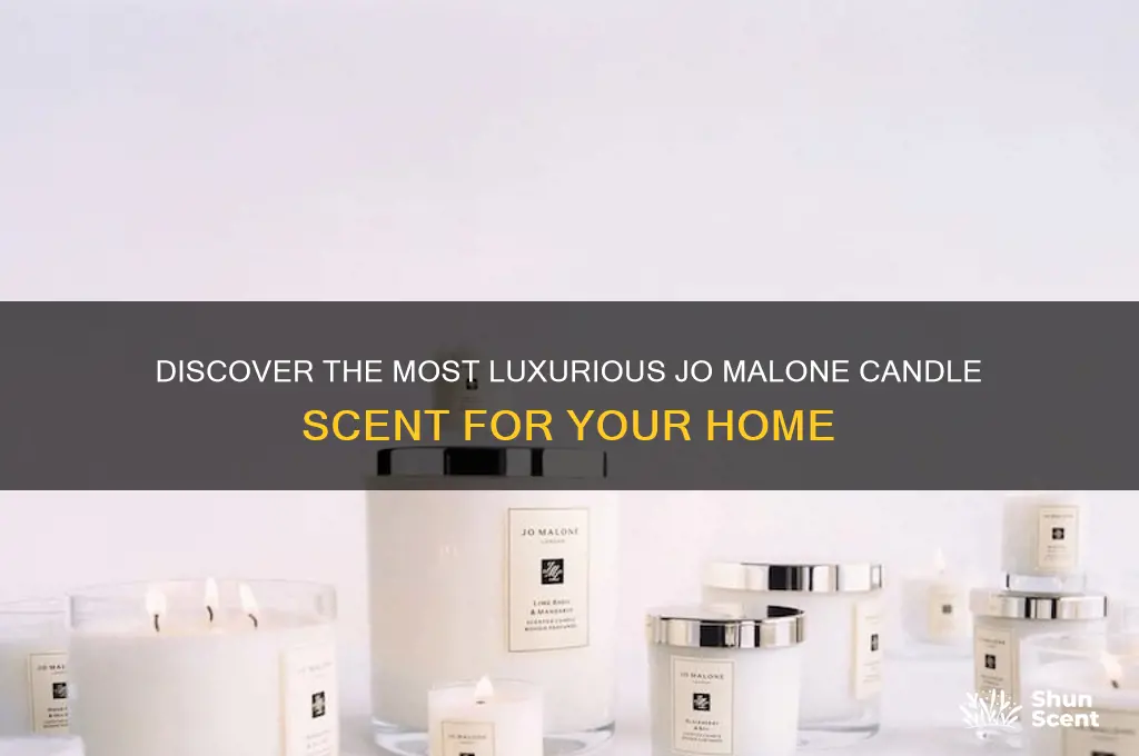 what is the best jo malone candle scent