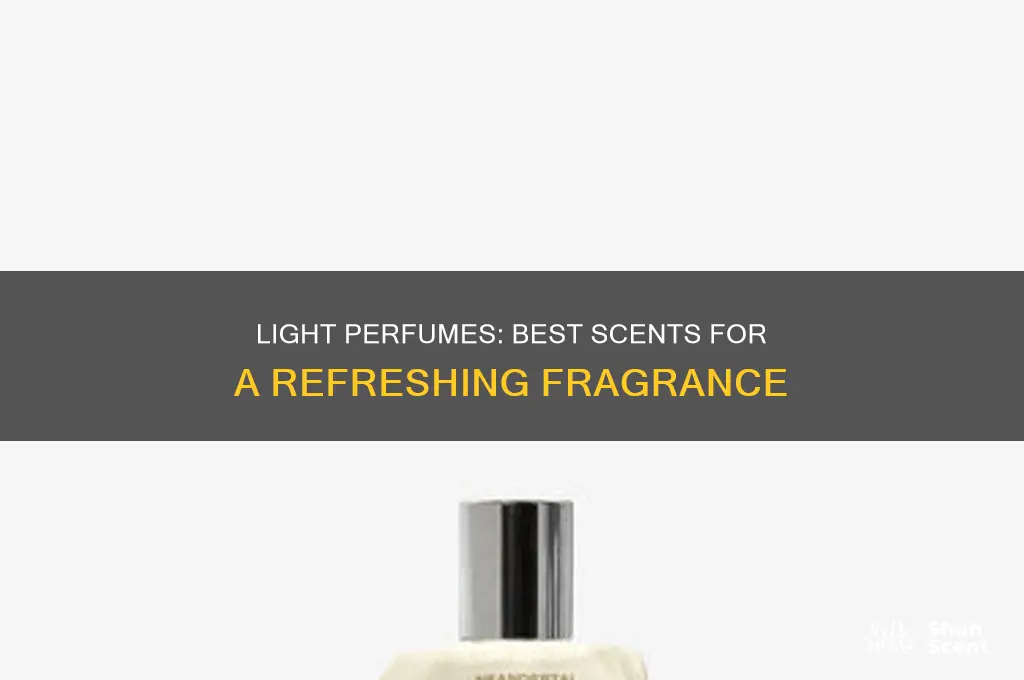 what is the best light perfume
