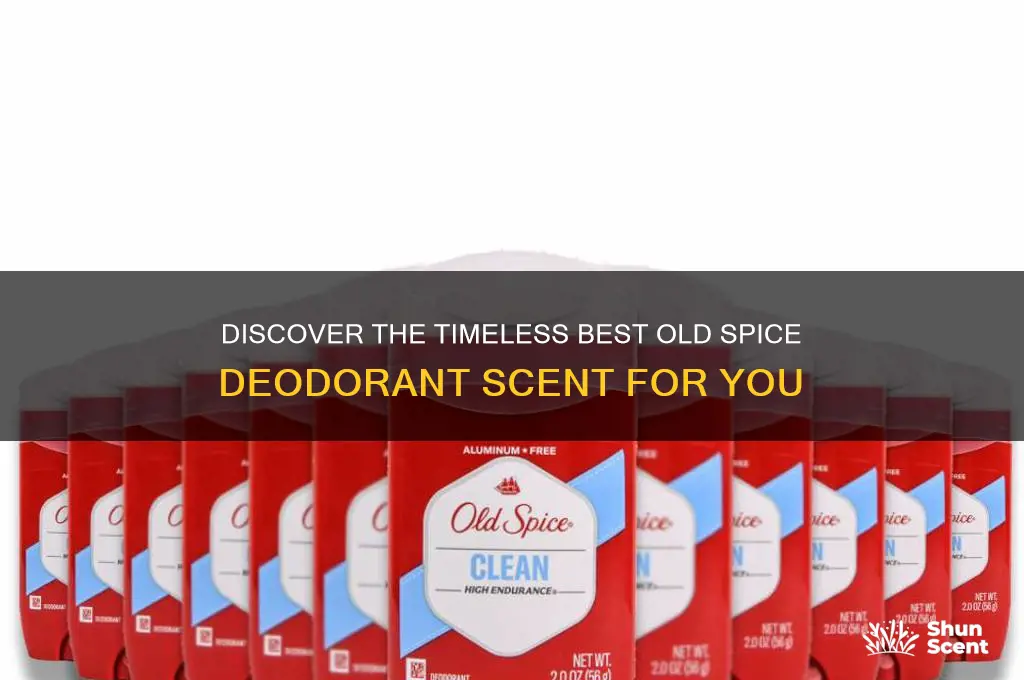 what is the best old spice deodorant scent