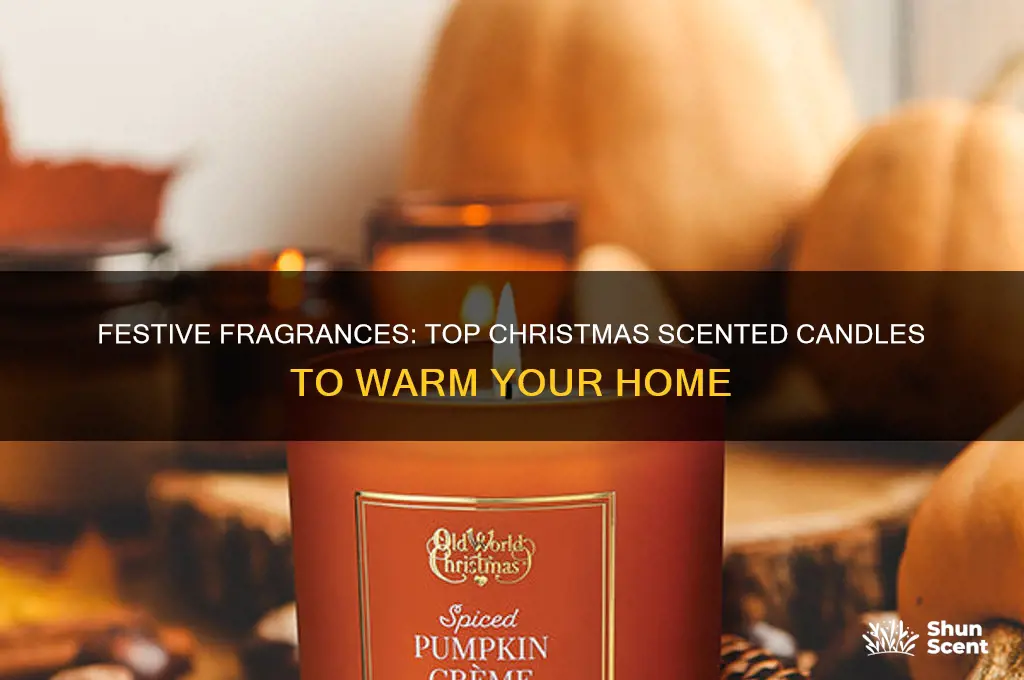 what is the best scented candle for christmas