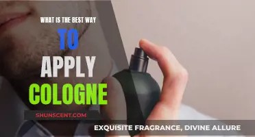 The Art of Applying Cologne: A Guide for Men