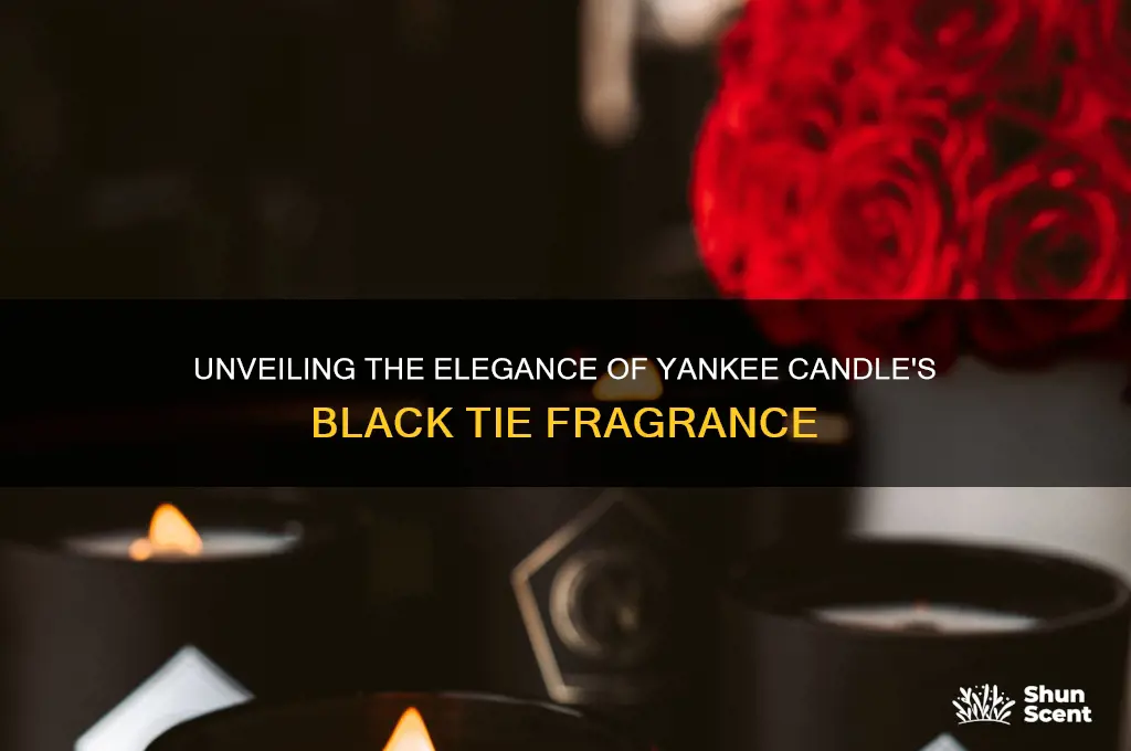 what is the black tie candle scent yankee candle