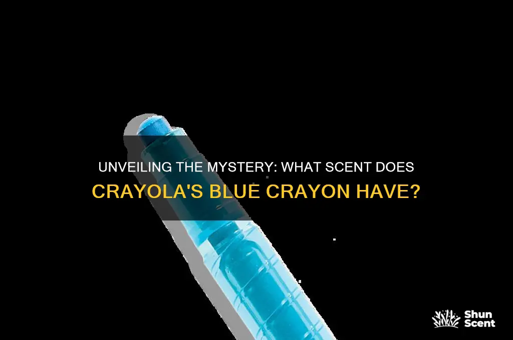 what is the blue crayons scent used in crayola