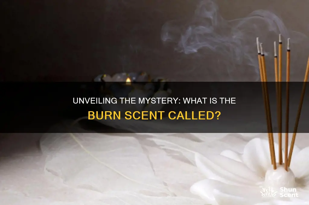 what is the burn scent called