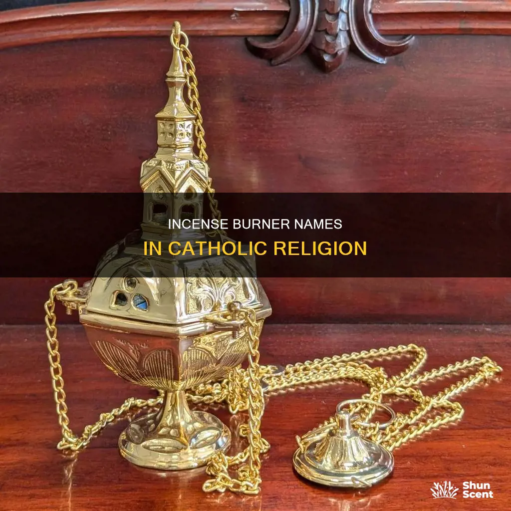 what is the catholic incense burner called