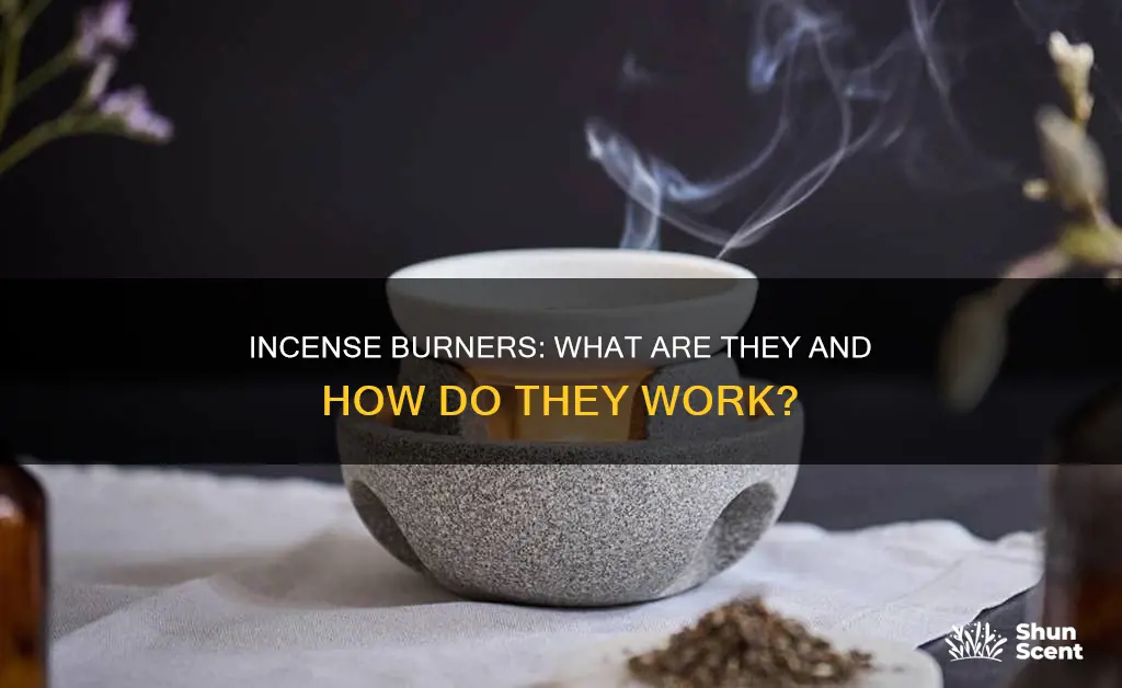 what is the container for burning incense called