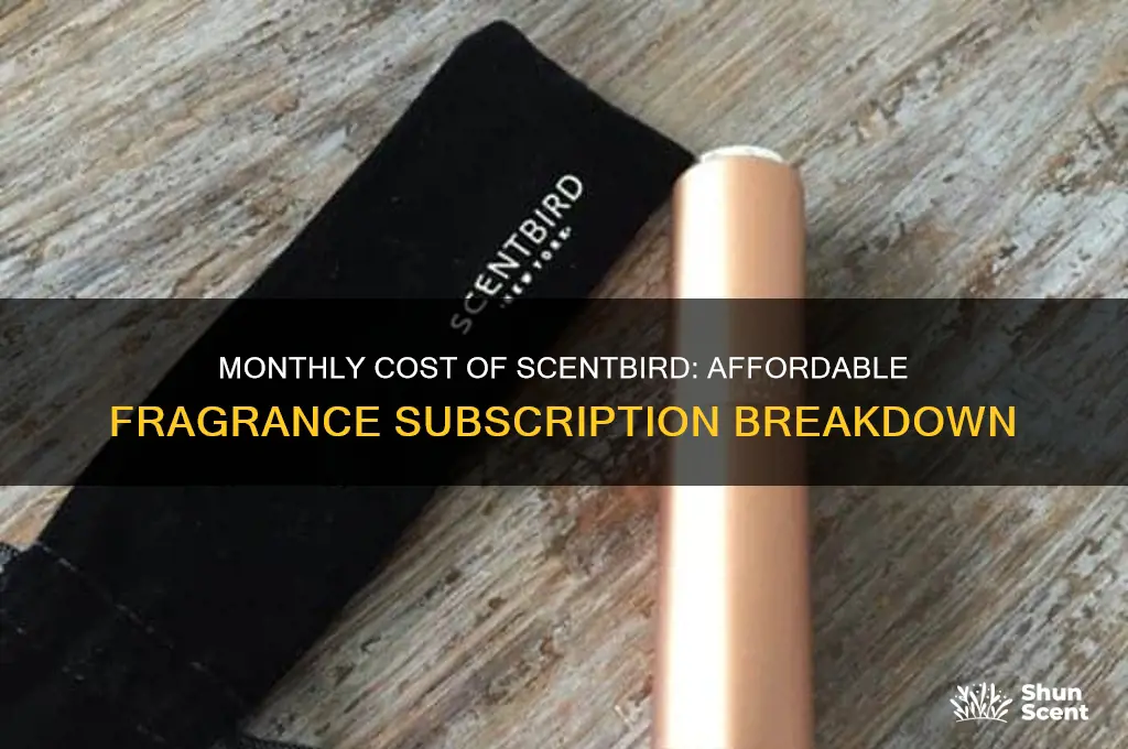 what is the cost monthly for scent bird