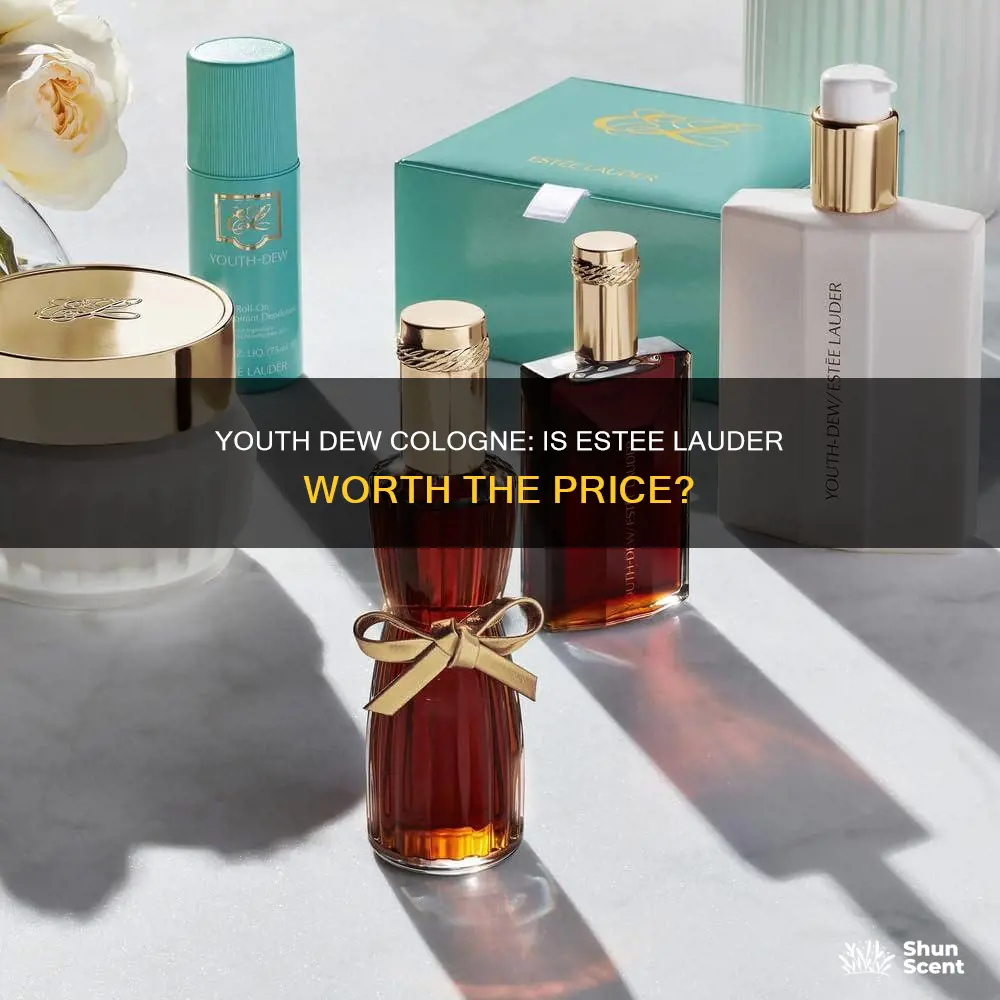 what is the cost of estee lauder youth dew cologne