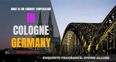 Cologne, Germany: Current Temperature and Climate Conditions