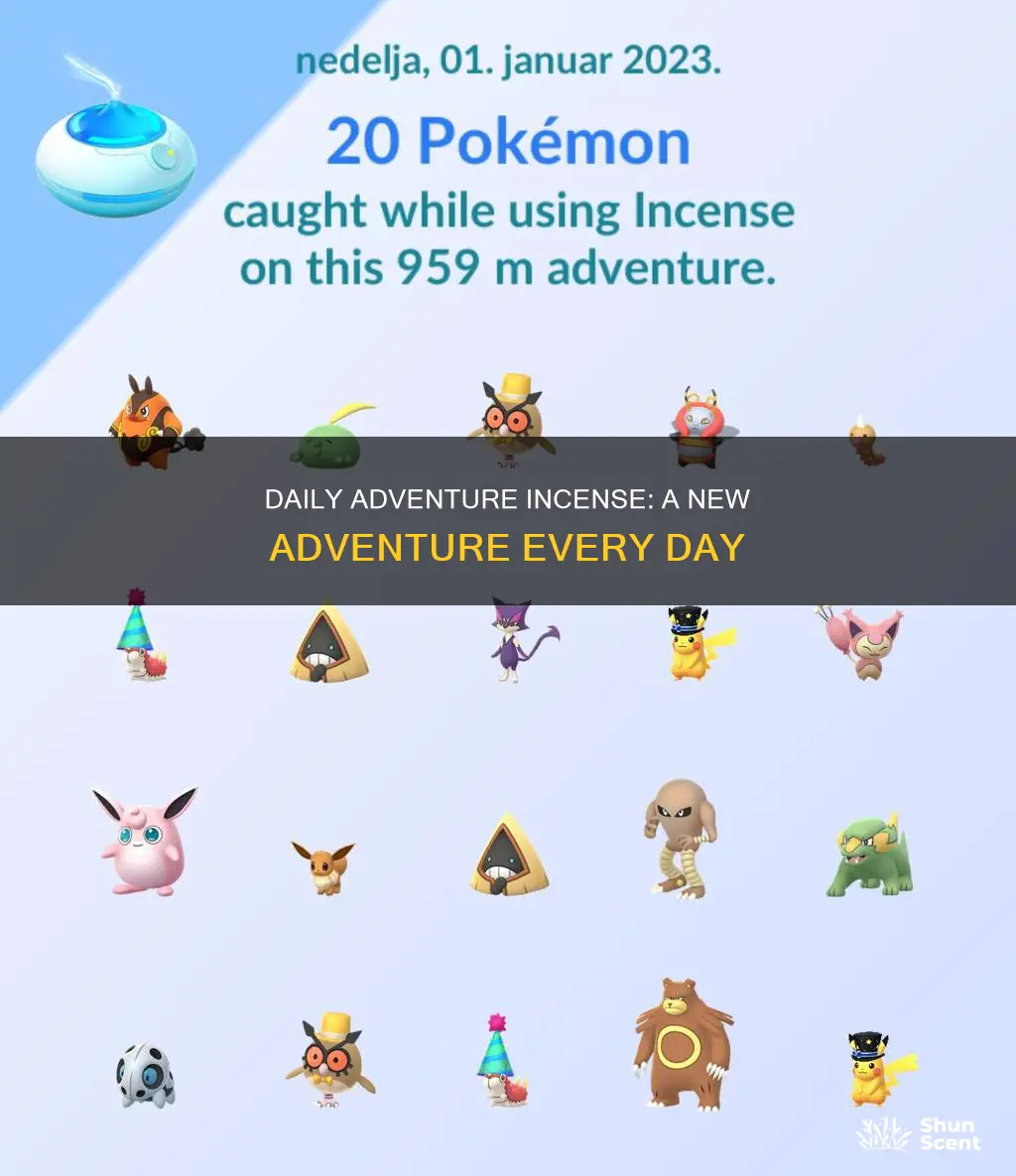 what is the daily adventure incense