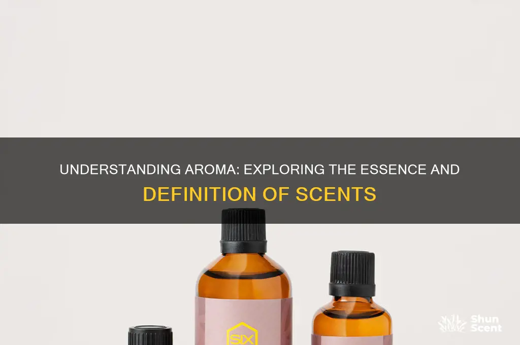 what is the definition of aroma