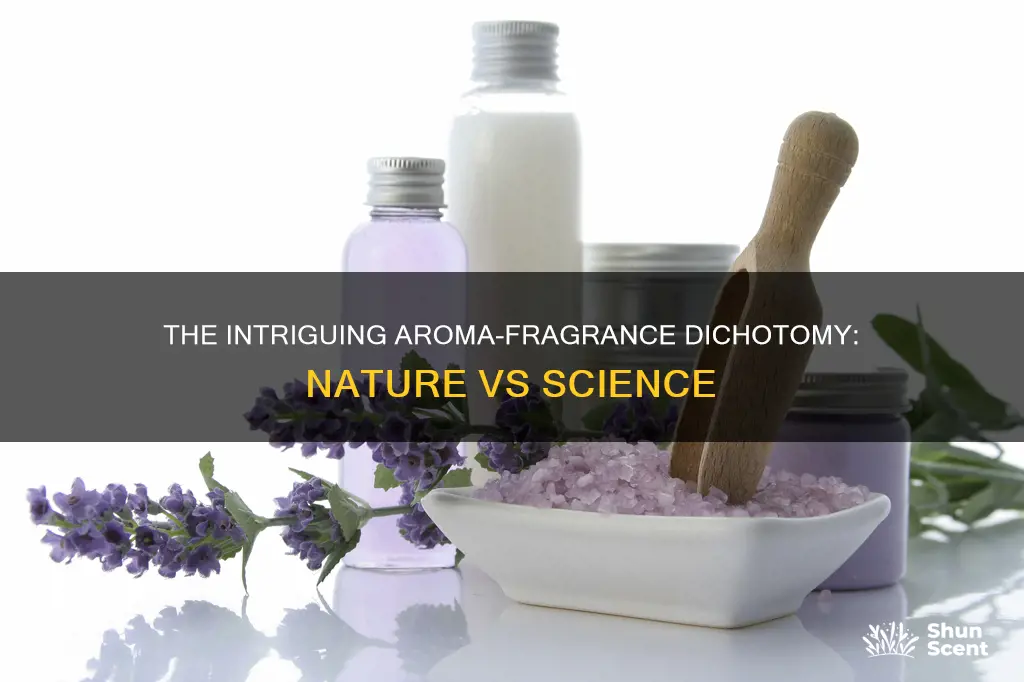 what is the difference between aroma and fragrance