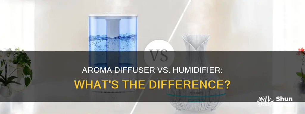 what is the difference between aroma diffuser and humidifier