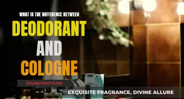 Deodorant vs Cologne: Understanding the Fragrance Distinction