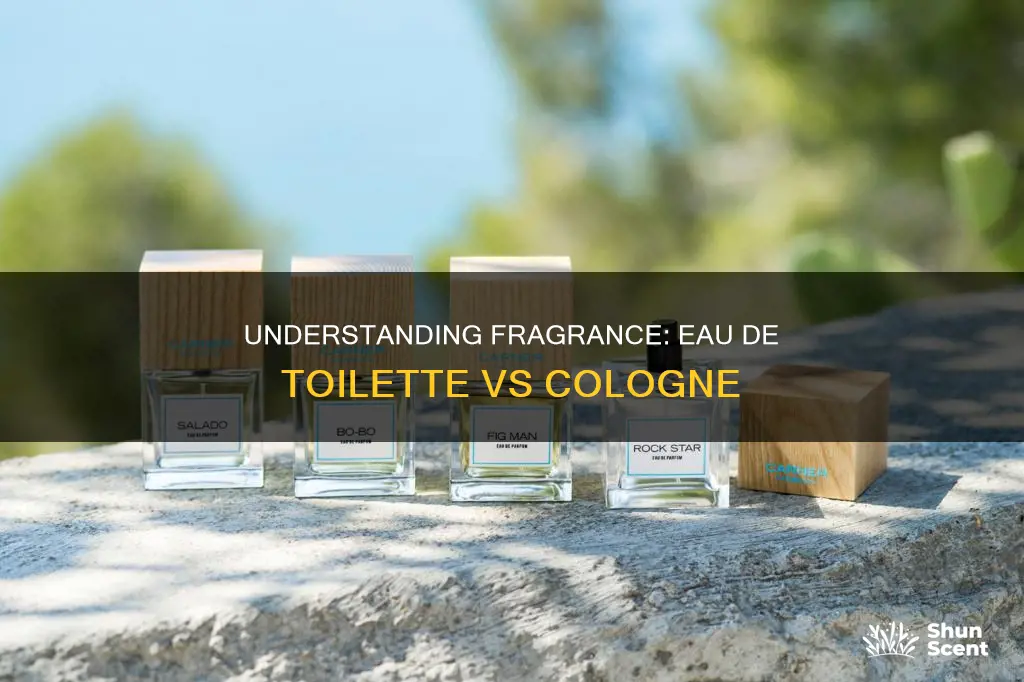 what is the difference between eau du toilette and cologne