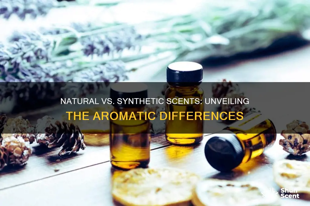 what is the difference between natural and synthetic scents