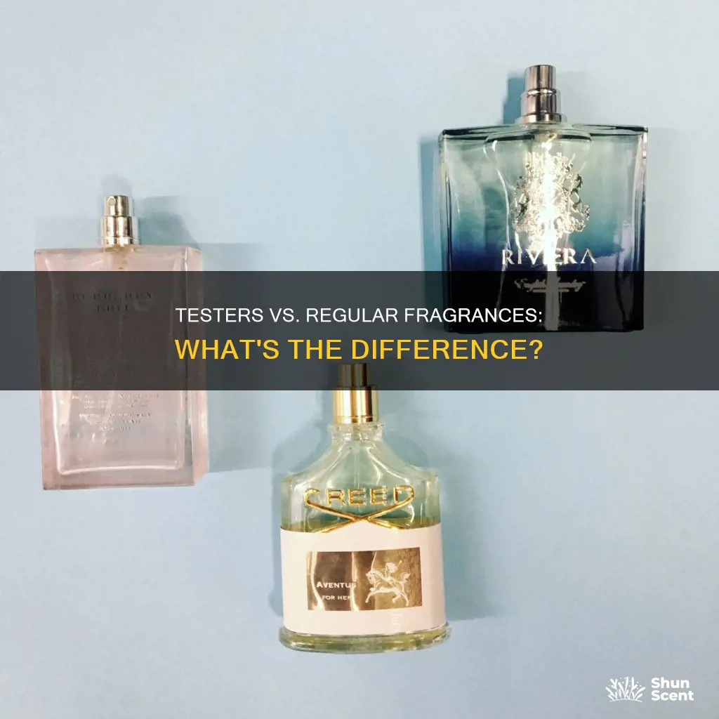 what is the difference between testers and regular fragrances