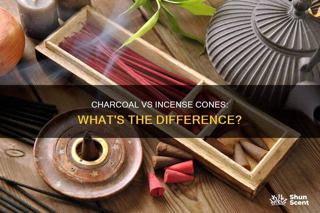 what is the difference with charcoal incense cones