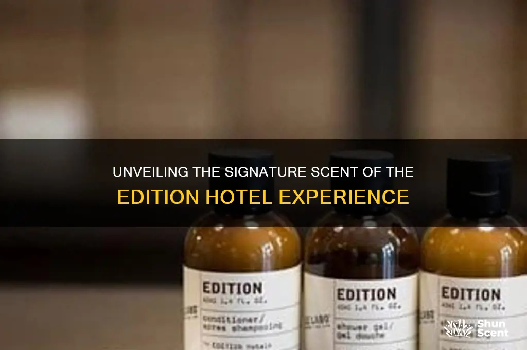 what is the edition hotel scent