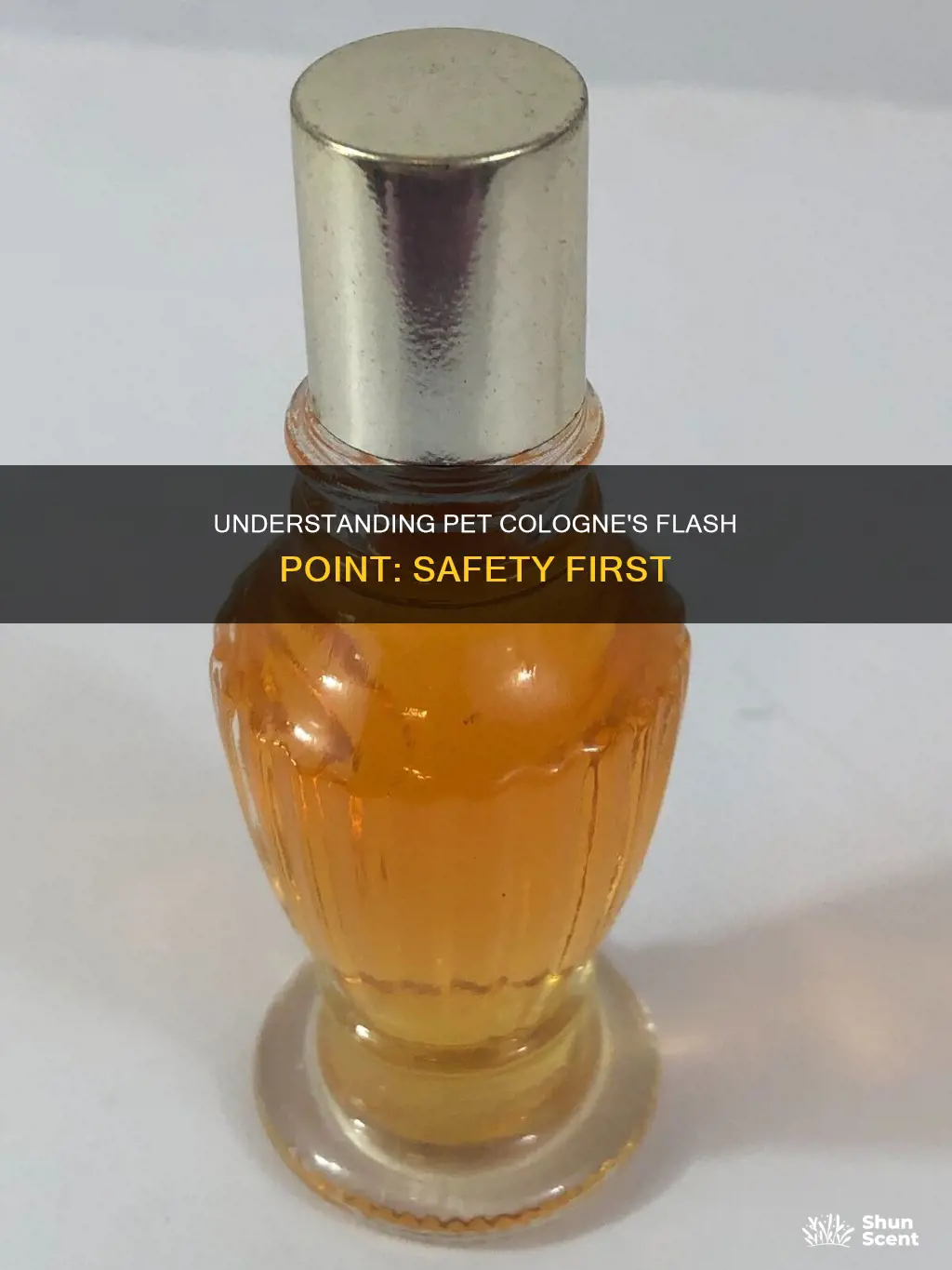 what is the flash point on pet cologne