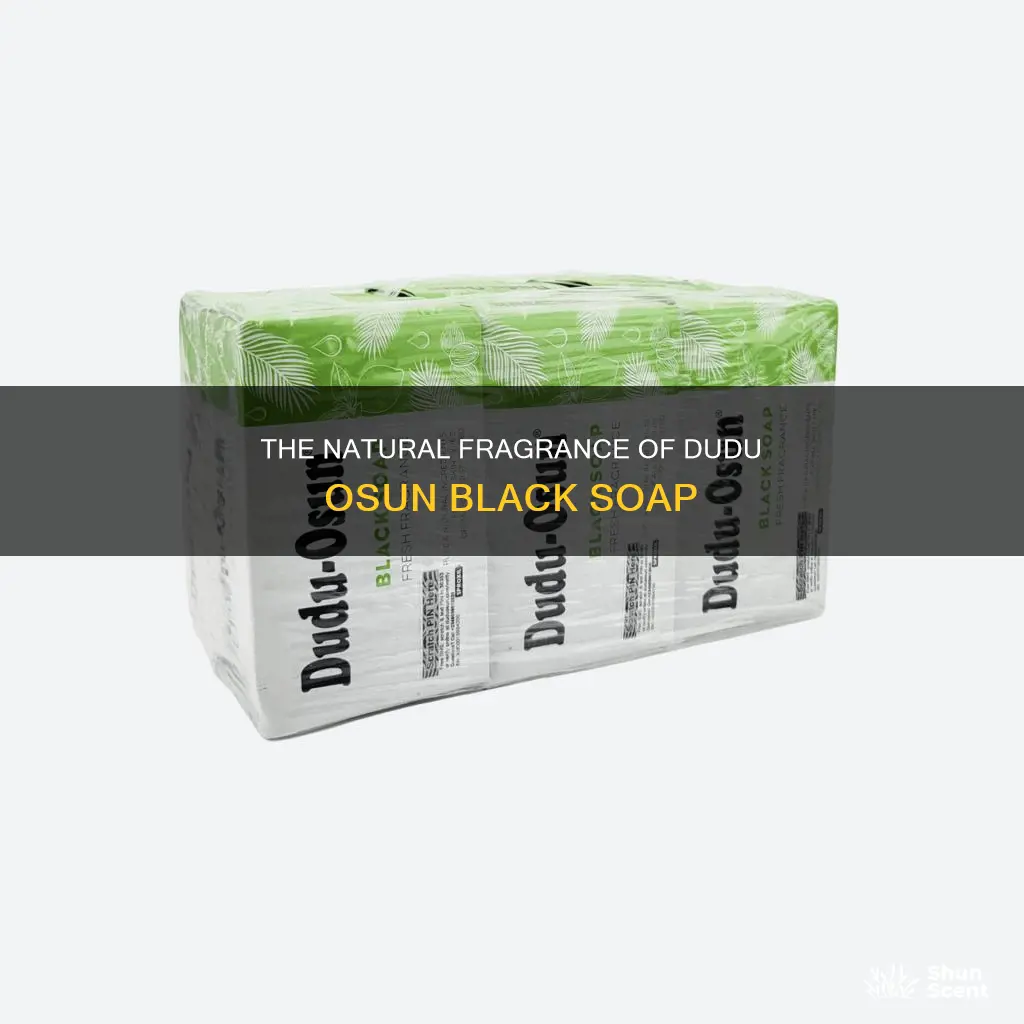 what is the fragrance in dudu osun black soap
