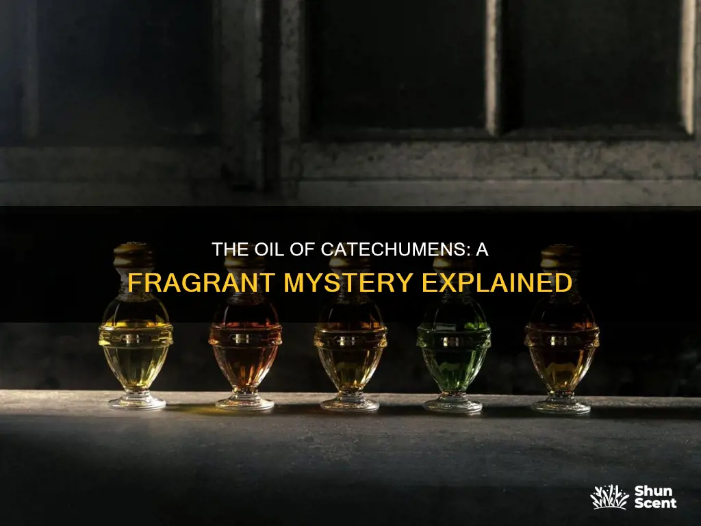 what is the fragrance in the oil of catechumens