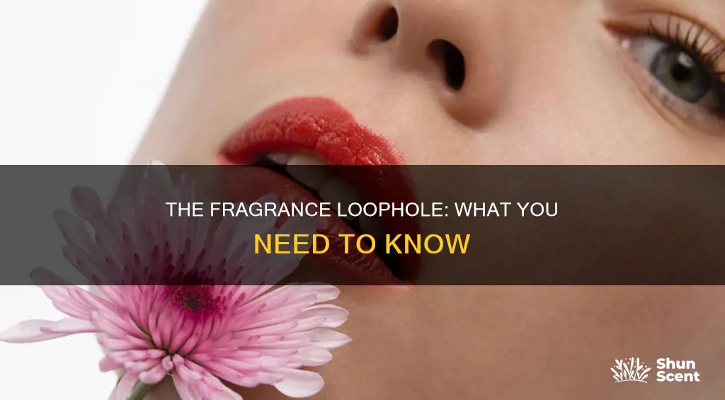 what is the fragrance loophole