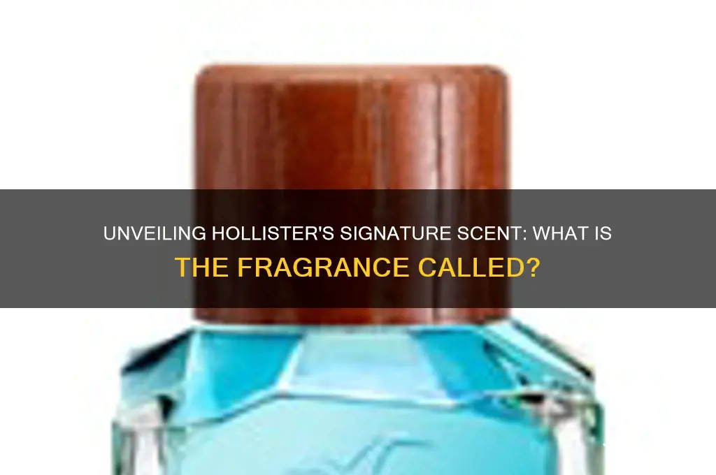 what is the hollister scent called
