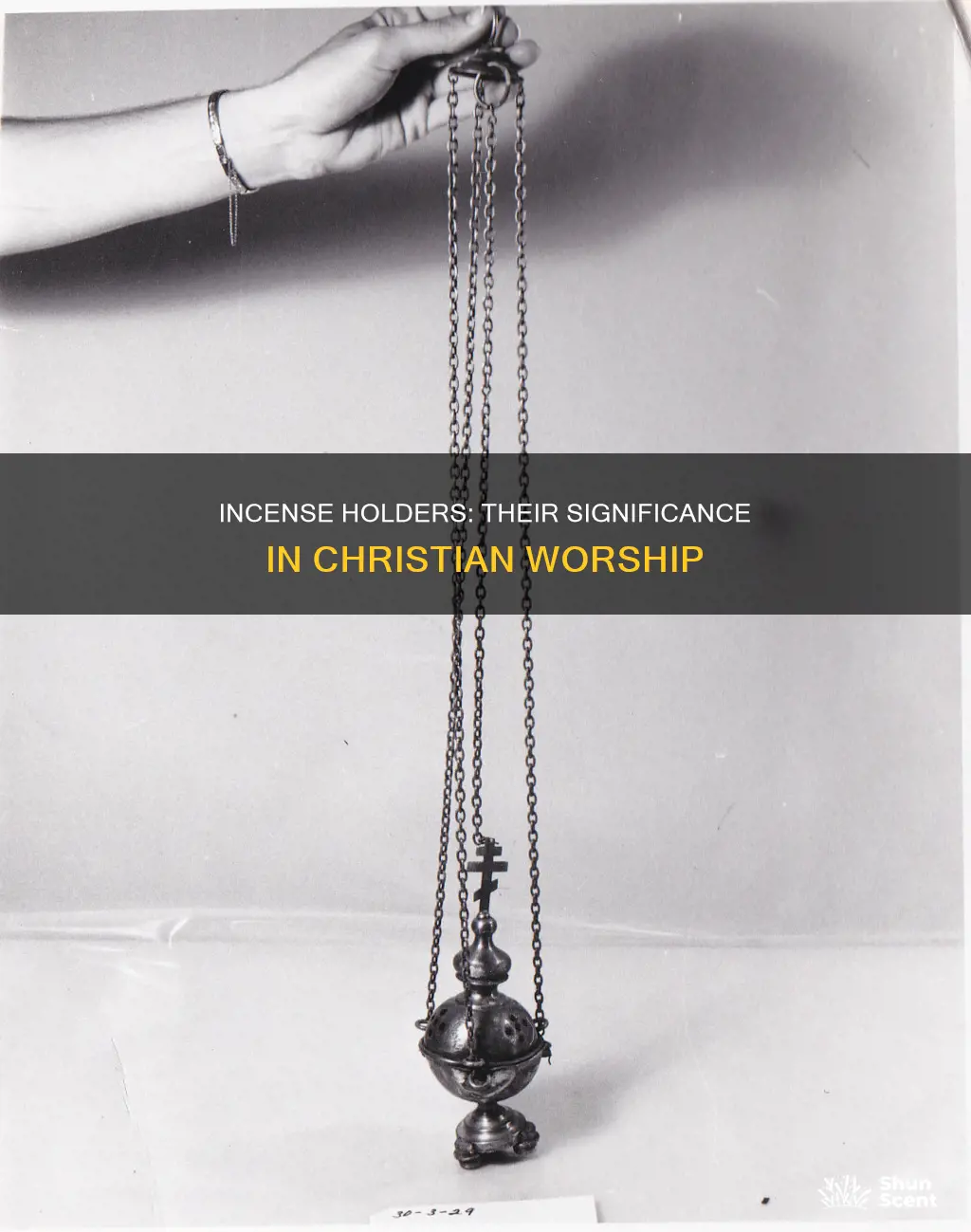 what is the incense holder in church