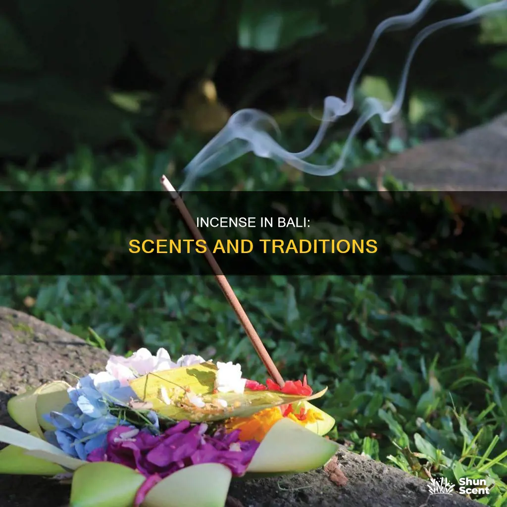 what is the incense used in bali