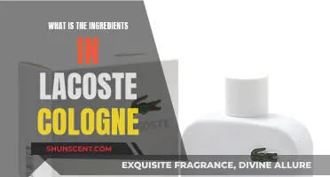 Lacoste Cologne: Exploring the Signature Fragrance's Ingredients