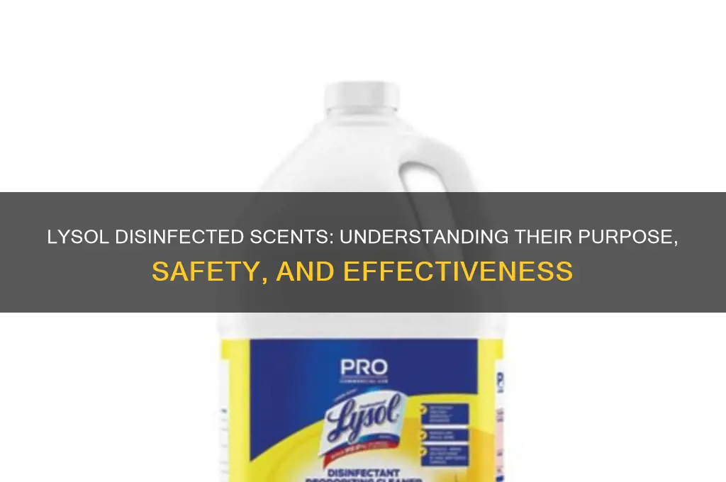 what is the lyson disinfected scents