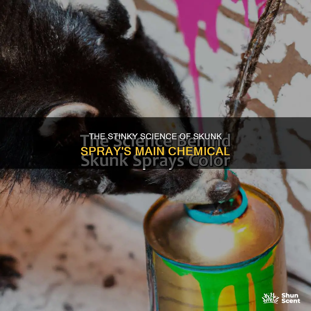 what is the main aroma chemical in skunk spray