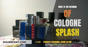 Understanding Cologne Splash: The Art of Scent Application