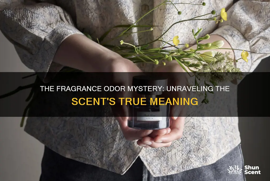 what is the meaning of fragrance odor