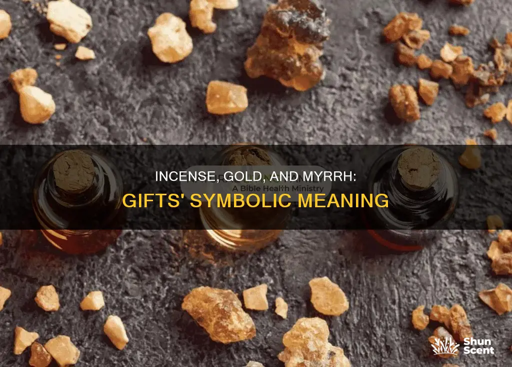 what is the meaning of gold incense and myrrh