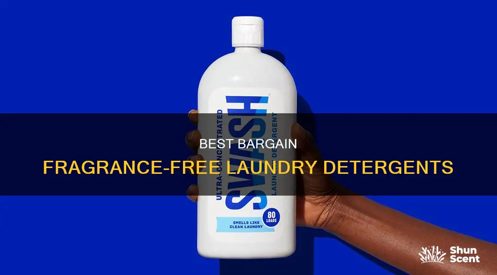what is the most cost effective fragrance free laundry detergent