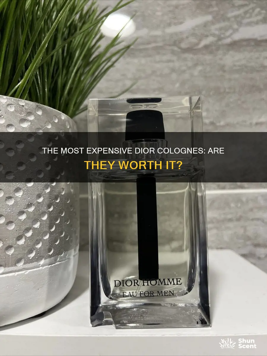 what is the most expensive dior cologne