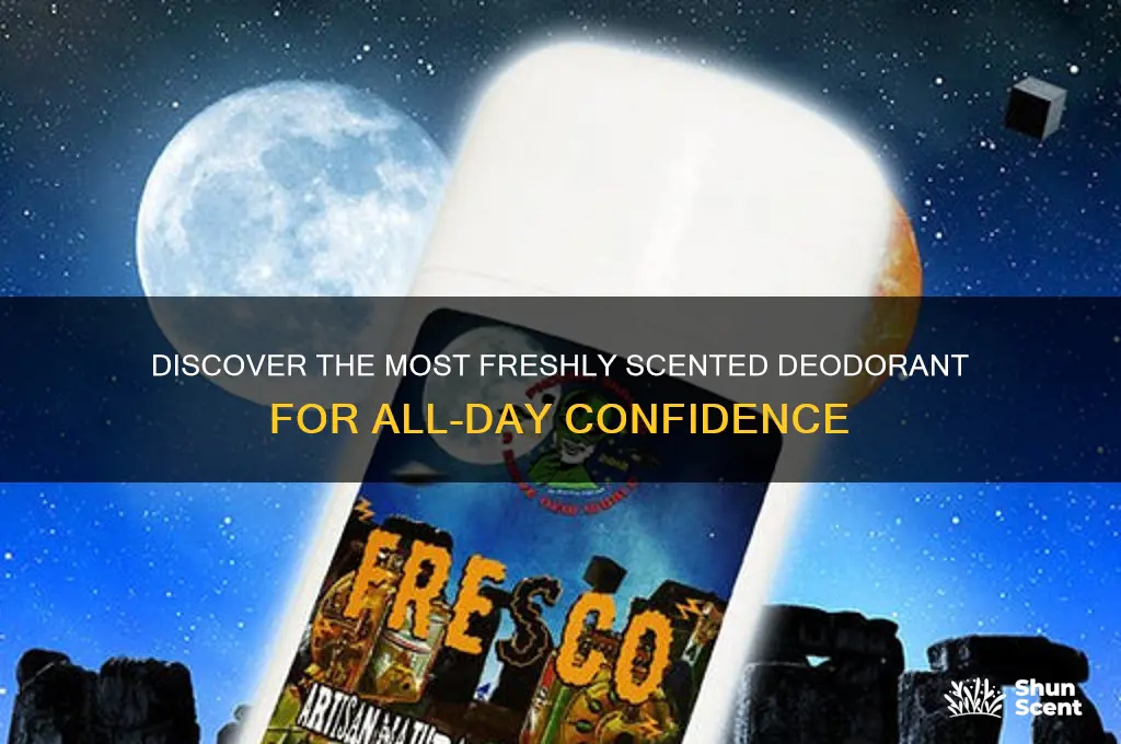 what is the most fresh scented deodarant