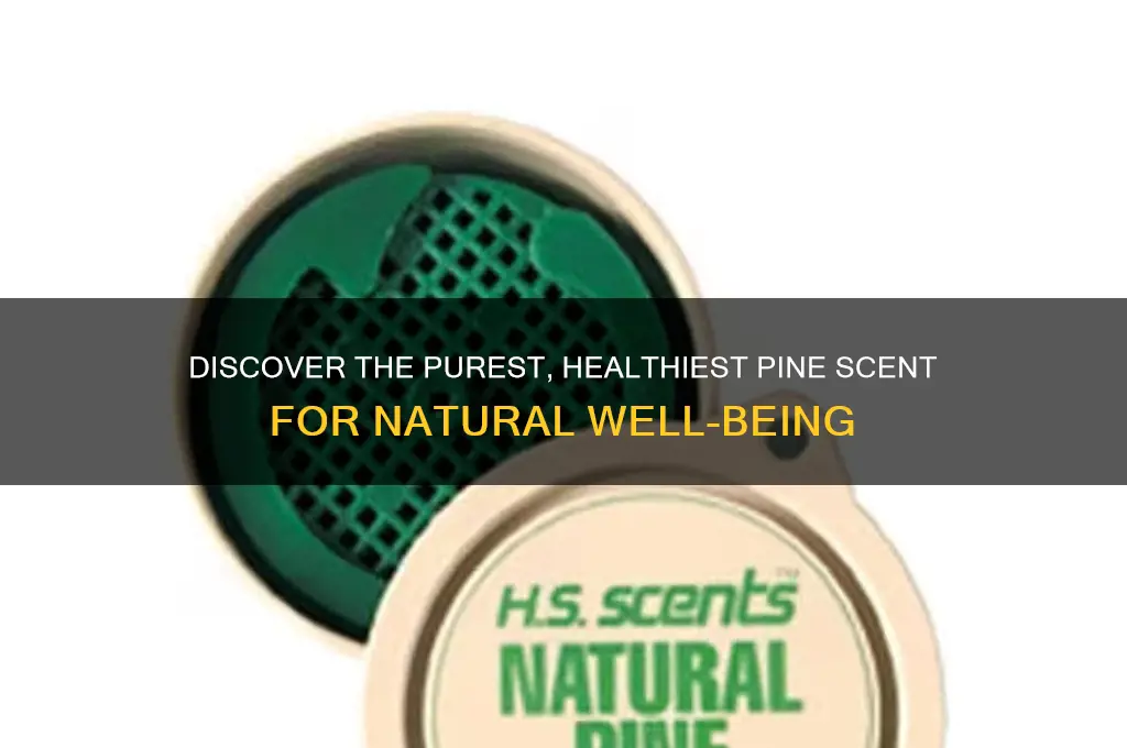 what is the most natural and healthy pine scent