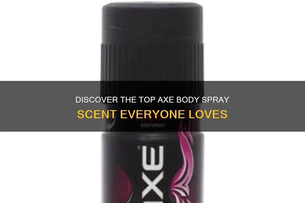 what is the most popular axe body spray scent