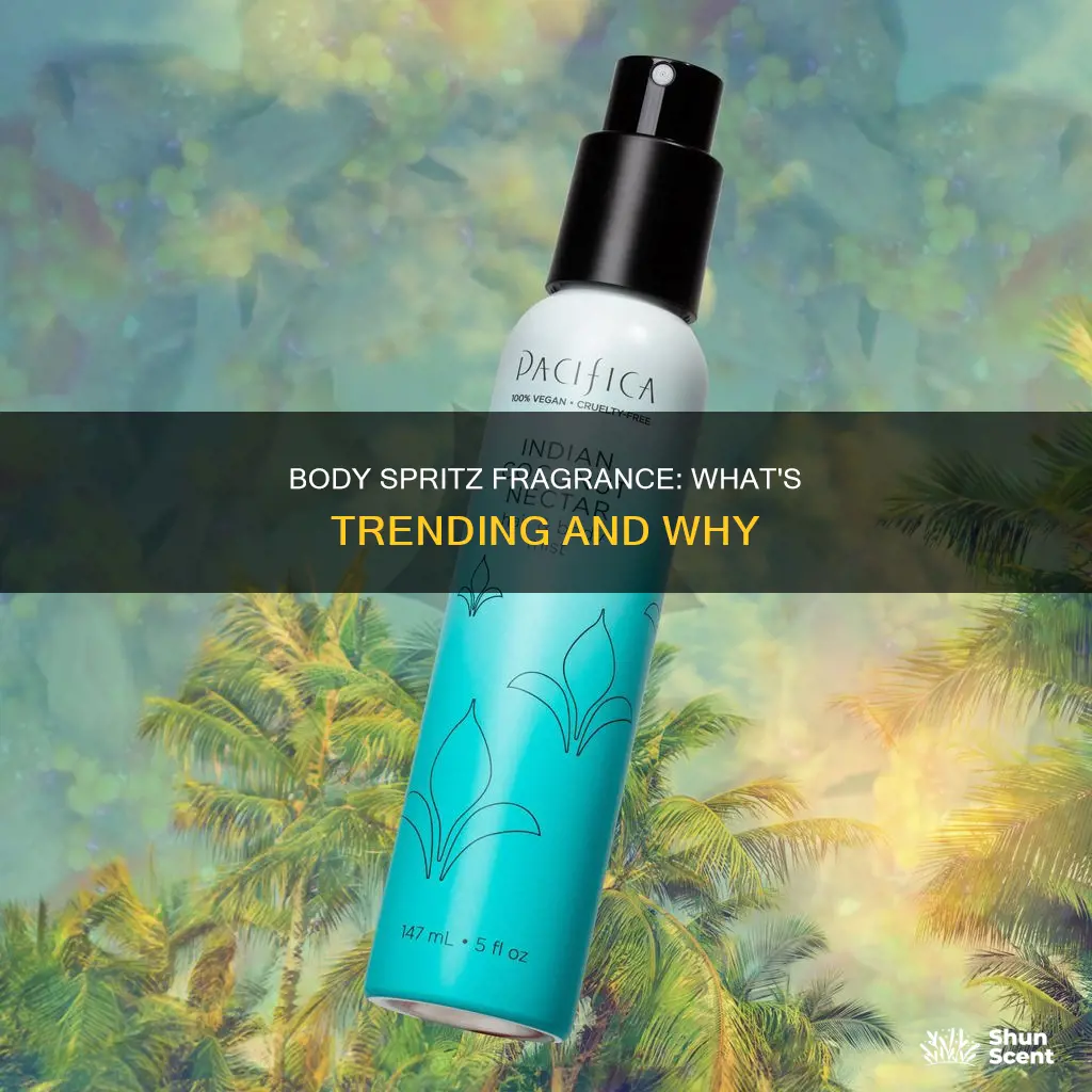what is the most popular body spritz fragrance