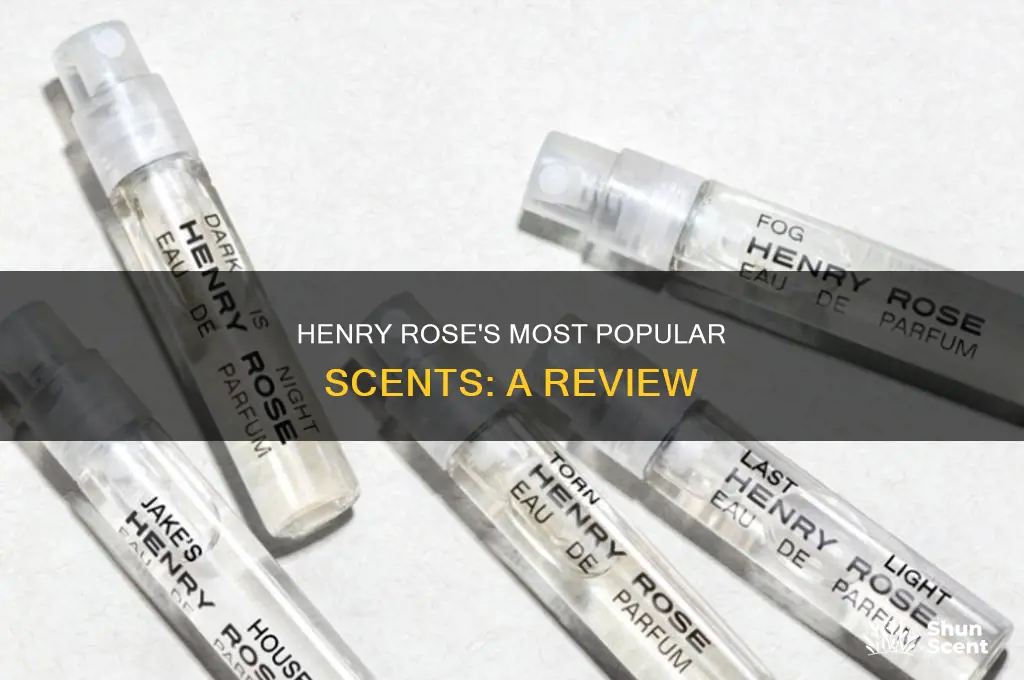 what is the most popular henry rose perfume