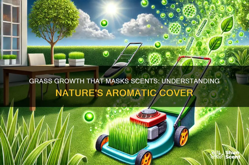 what is the name for grass growing that covers scent