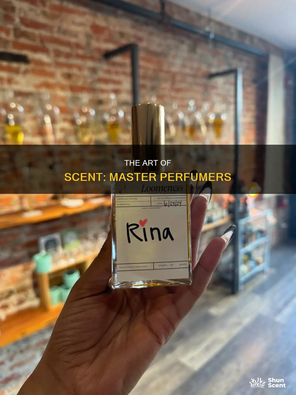 what is the official title of someone who makes perfume