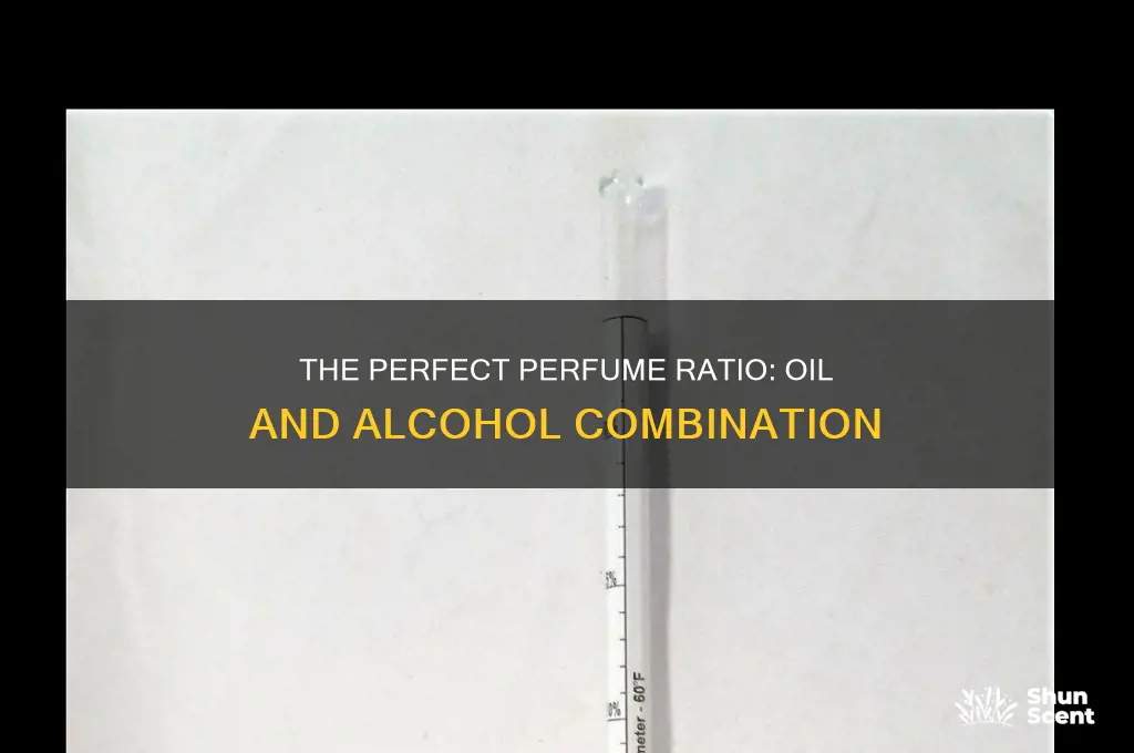 what is the oil to alcohol ratio for perfume