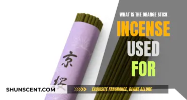 The Many Uses of Orange Stick Incense