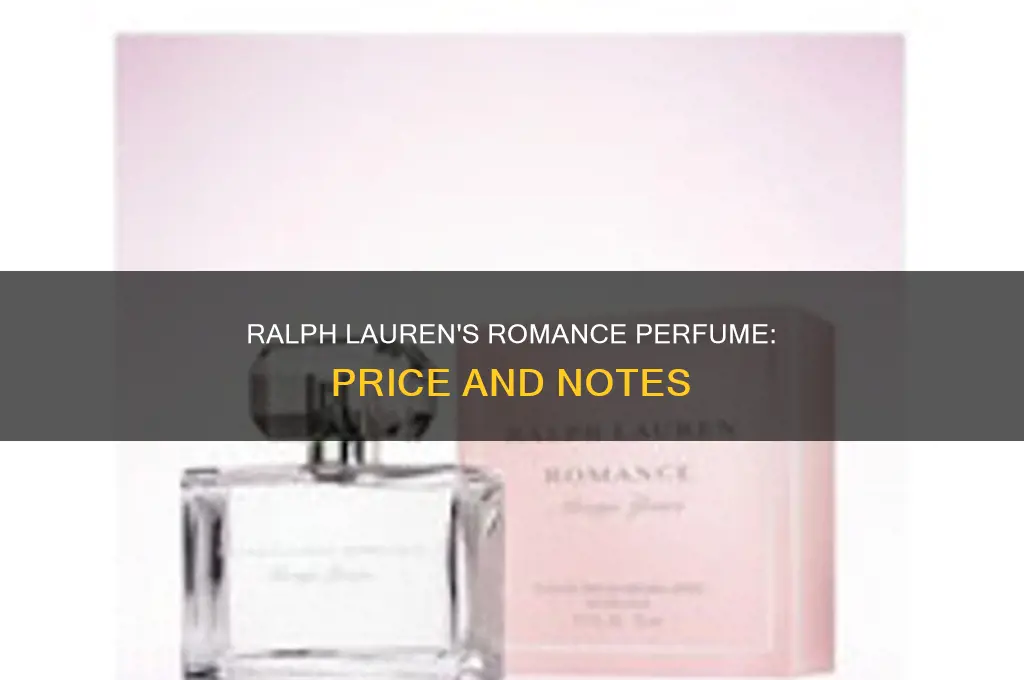 what is the price of romance perfume by ralp laure